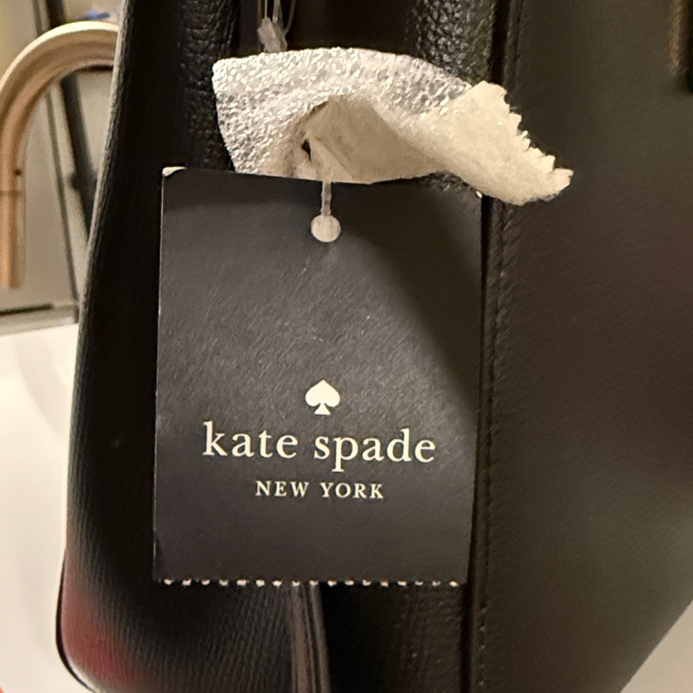NWT - Kate Spade Black Top Handle Satchel leather purse - Picture 10 of 10